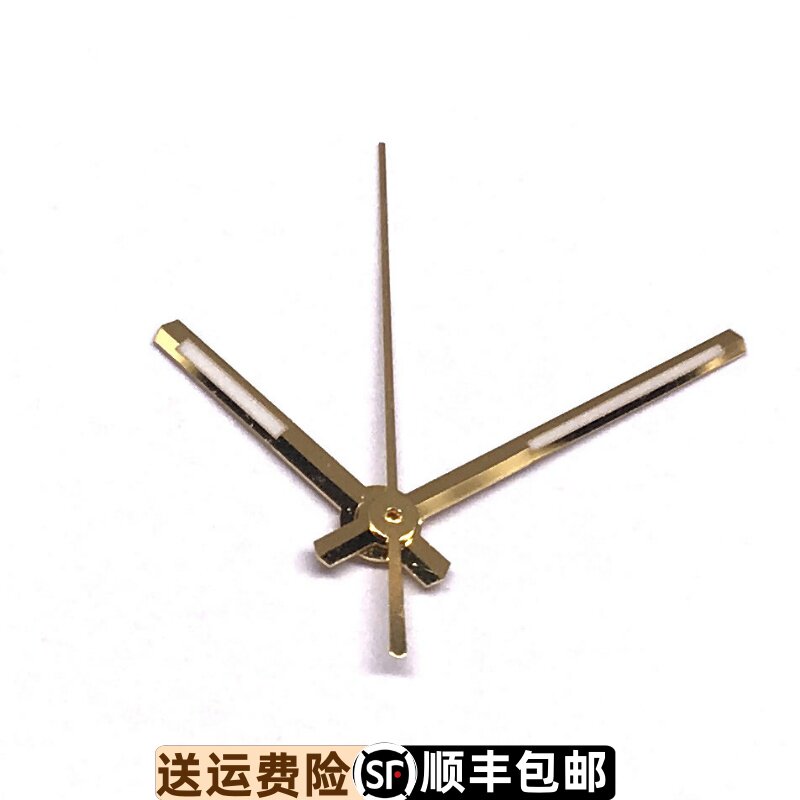 罗西尼5487原装配件手表指针精钢原厂正品时分秒针夜光表针金色