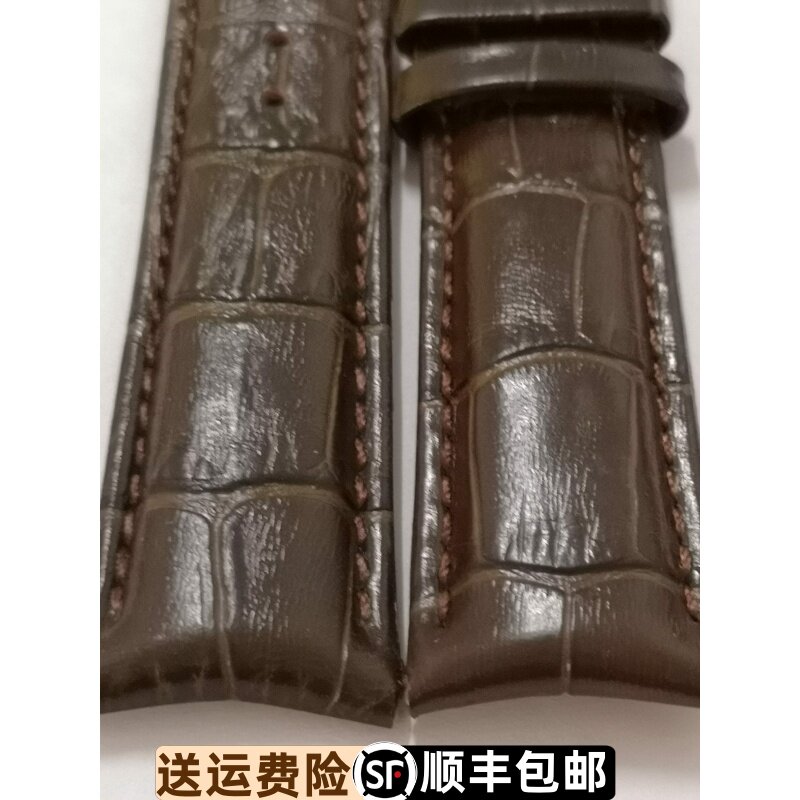 原装正品牛皮带依波表棕色牛皮带