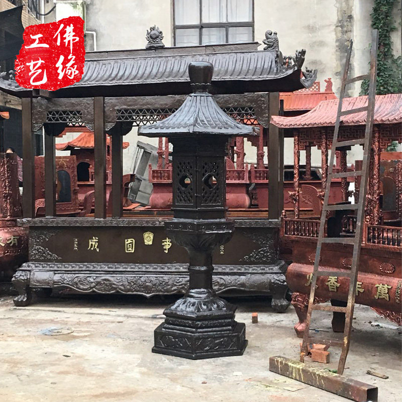 室外铸铁油灯蜡烛灯仿古添油灯