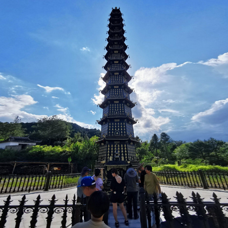 大型千佛塔寺庙铸铁仿古