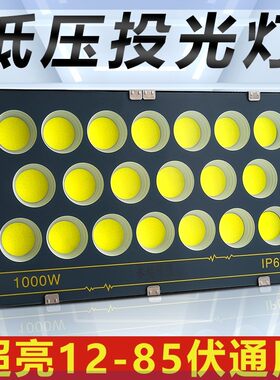 低压LED投光灯12V24V伏48V探照灯