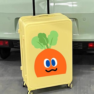 五月天行李箱贴纸女防水不留胶高级感大图案拉杆箱改造装 饰贴纸