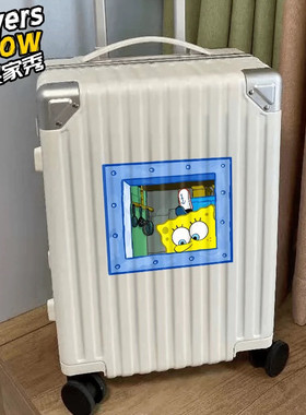 海绵宝宝窗户贴纸装饰墙上房间抖音同款宿舍防水卡通立体墙贴改造
