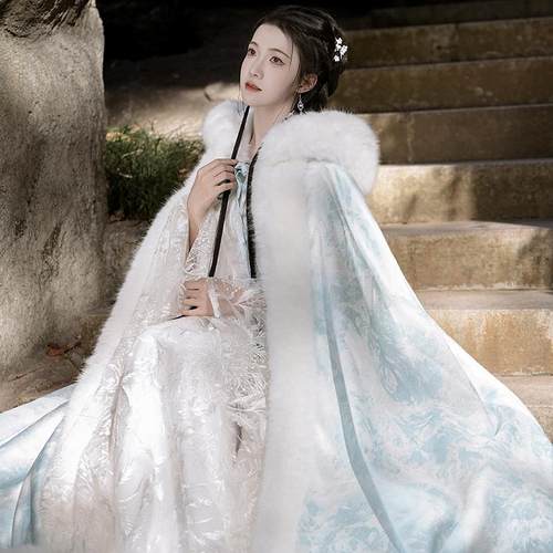 汉服披风斗篷长款新中式
