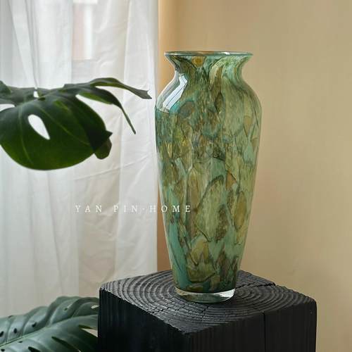 颜品复古琉璃家居花瓶