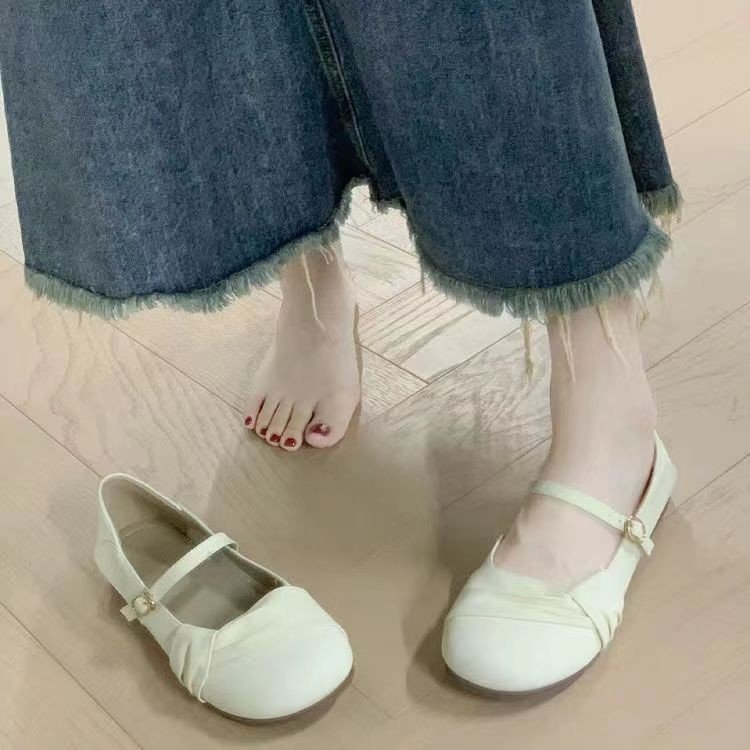 软底玛丽珍女鞋小皮鞋秋2025法式豆豆鞋ins学生小众平底晚风单鞋