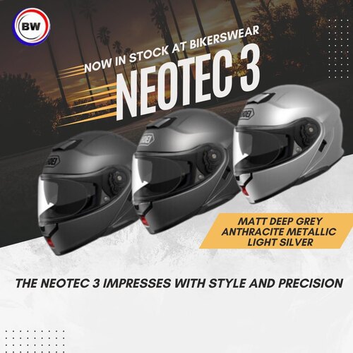 日本进口SHOEI NEOTEC 3代摩托车头盔双镜片摩旅巡航揭面盔