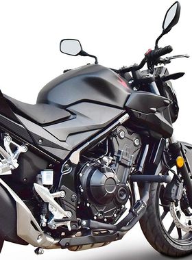 STUNTCX适配本田CB400F改装护杠保险杠护架弹簧缓冲防摔杠CB500F