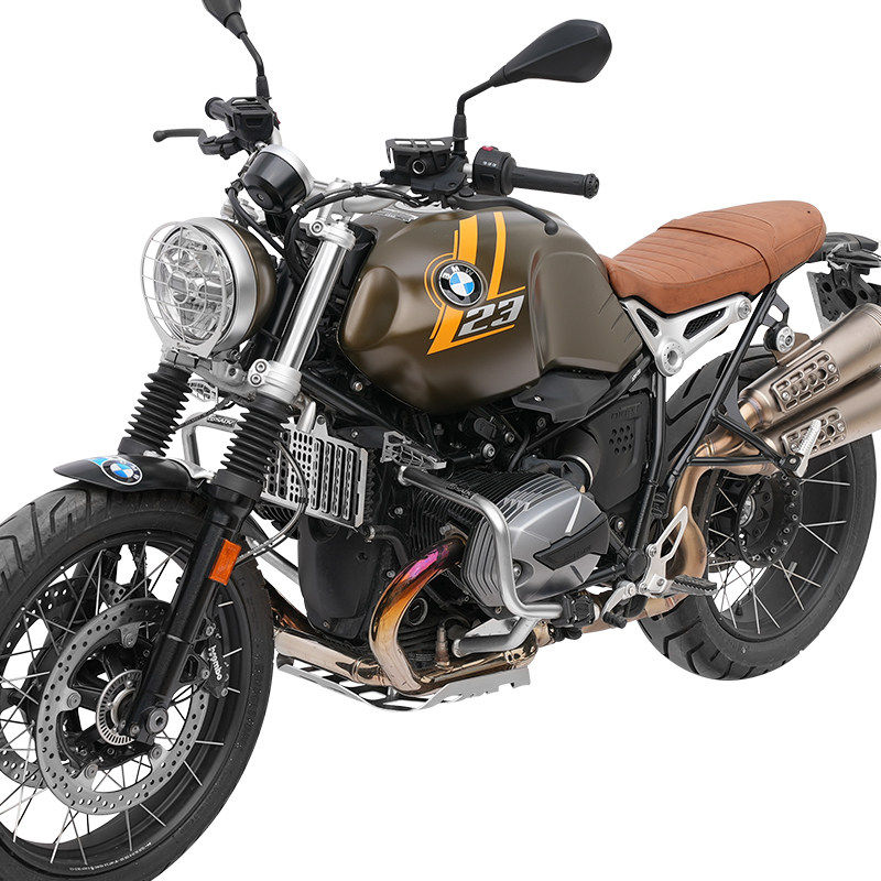 GSADV宝马拿铁BMW rninet系列攀爬者改装护杠保险杠大灯底板保护