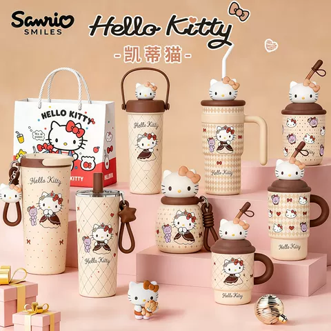 hellokitty联名保温杯大容量女高颜值冰霸杯夏日水杯新款送人礼物 图片 1