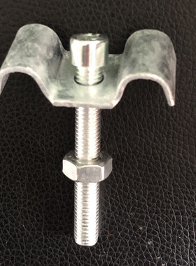 镀锌钢格板安装夹栅板卡扣固定夹子卡子不锈钢M扣楼梯配件ABC3040