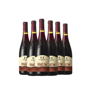 华东精制佳美干红葡萄酒国产正品整箱红酒6支装百利酒庄顺丰包邮