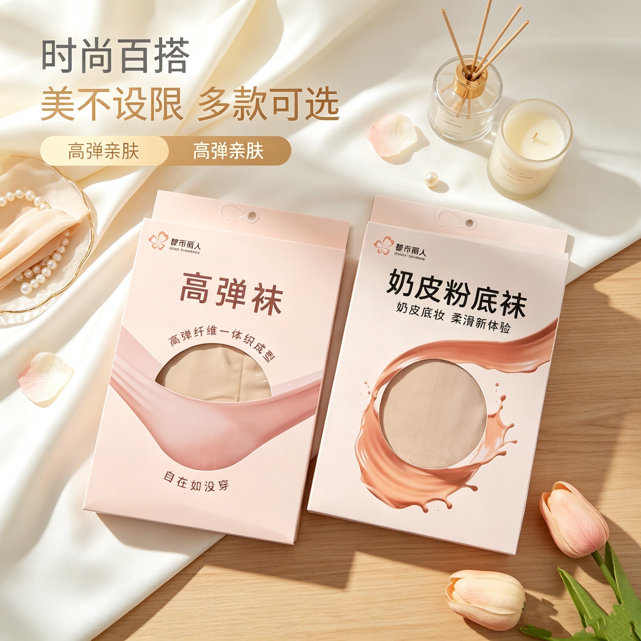 都市丽人打底裤LGC4A1LGC3B6奶皮粉丝滑连脚裤高弹舒适嫩肤踩脚裤