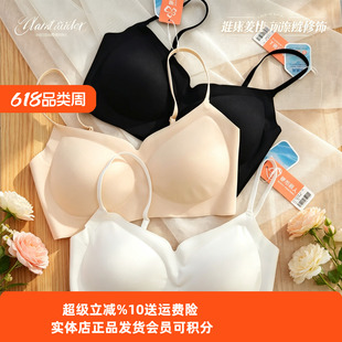 都市丽人美背内衣LVC1A5丝滑无痕光面抹胸薄款舒适透气固定杯文胸