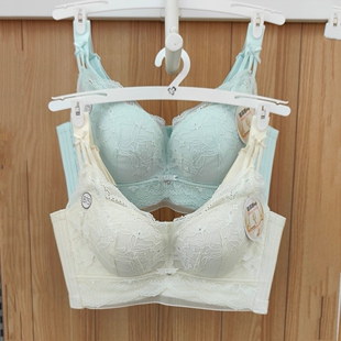 都市丽人内衣LJ41A1蜜桃调整聚拢双V透气孔五排扣AB上薄下厚文胸