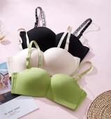 都市丽人内衣LB31B3无肩带无痕无钢圈AB杯性感百搭交叉美背内衣