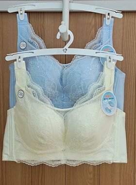 都市丽人新品内衣YBH2J1全包裹大胸显小收副乳四排扣薄款抹胸文胸