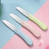 不锈钢折叠水果刀家用削皮刀锋利拆快递小刀迷你便携快递刀子宿舍