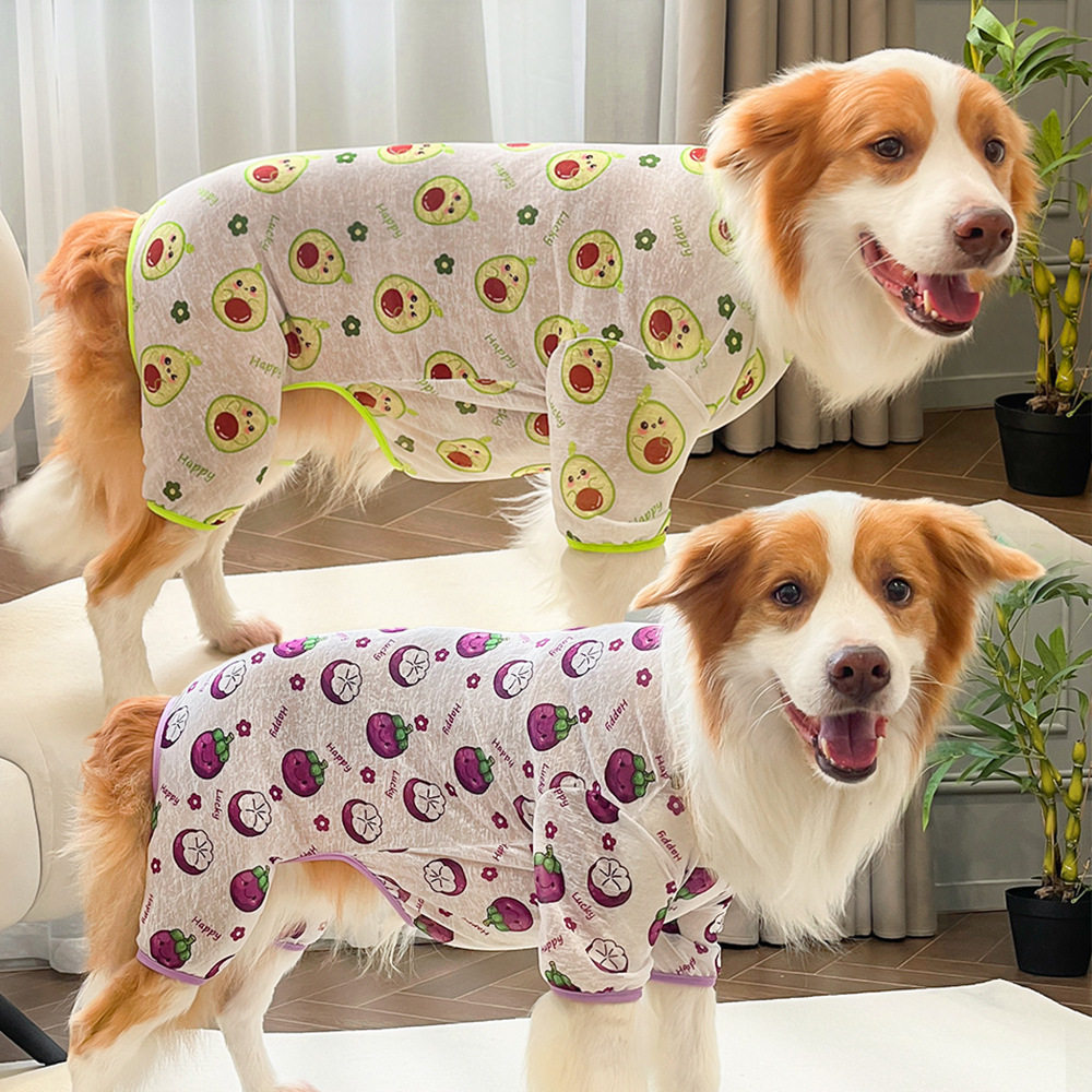 大狗狗宠物猫咪衣服用品四脚衣四腿裤子春夏秋新款透气泰迪比