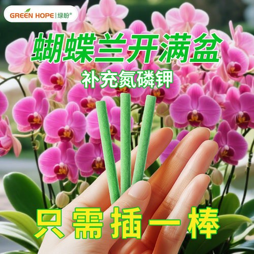 蝴蝶兰肥料兰花专用肥兰科控释肥君子兰墨兰促缓释肥营养棒复合肥