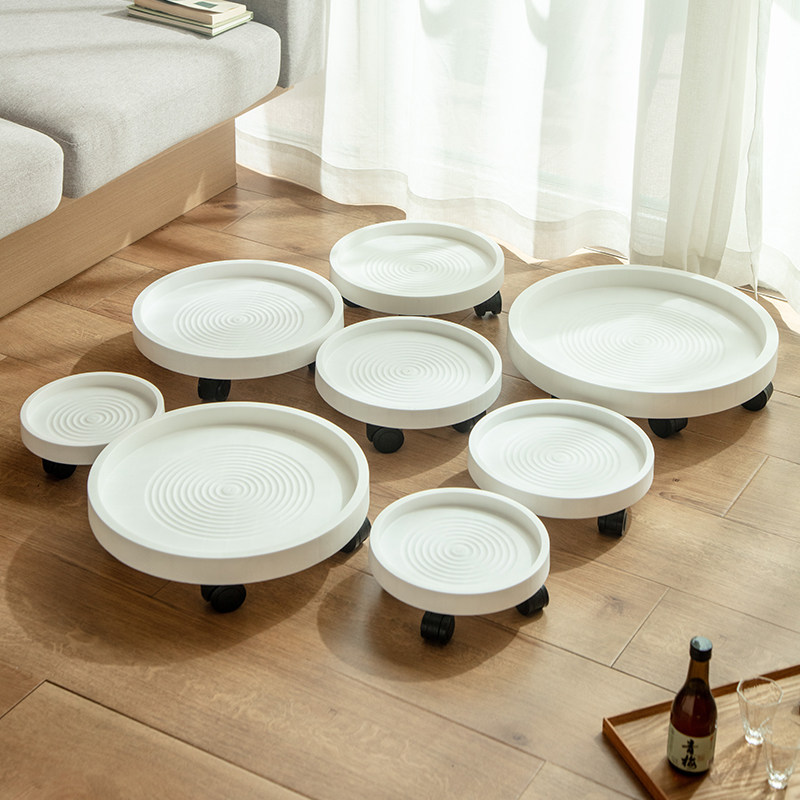 花盆底座托盘滚轮可移动