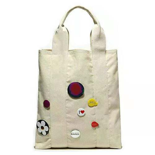 包时尚杂志附录微章厚实单肩包