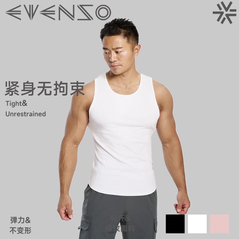 EVENSO无袖无袖上衣跑步训练服