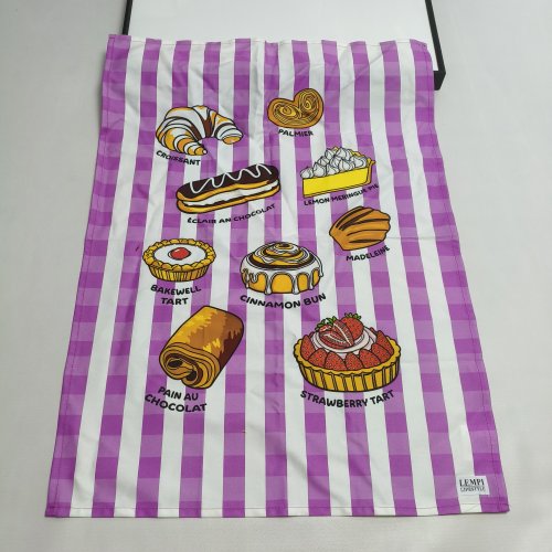 [挂布]tea towel 茶巾收藏版纯棉Lempi 法式甜点烘焙主题