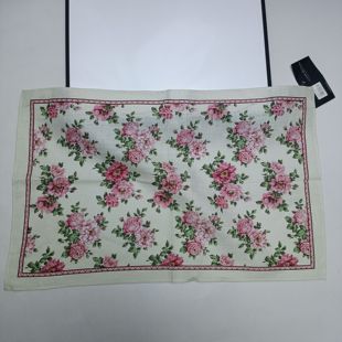 亚麻外单瑕疵处理芍药花装饰布装饰画挂布拍照道具背景布背景巾