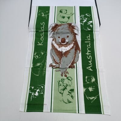 [挂布]tea towel茶巾瑕疵污渍染色不均匀少色澳洲考拉纯棉画盖布