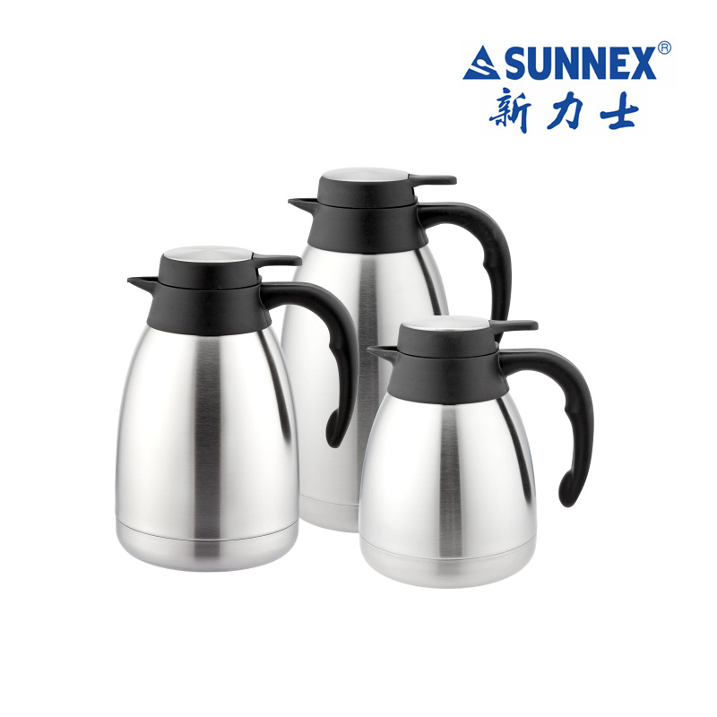 新力士双层不锈钢内胆真空保温壶