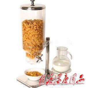 X23677加厚不锈钢麦片分配器商用