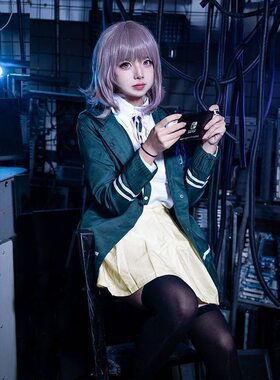 弹丸论破2绝望学园七海千秋cosplay服装动漫日常c服现货萝莉套装