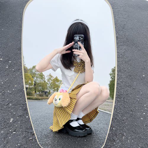 polo衫格裙套装妙氏优品原创JK服
