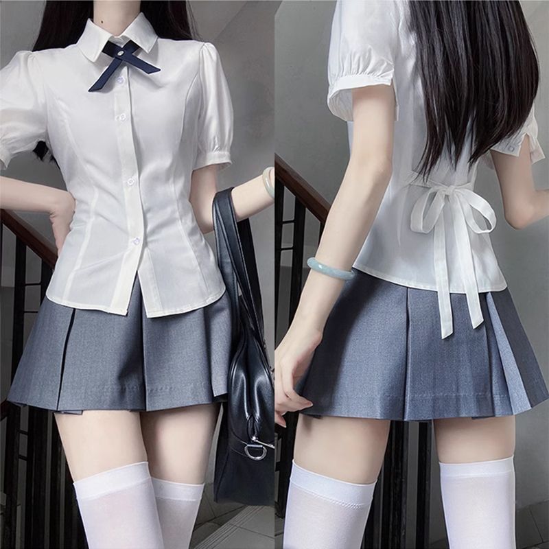 衬衫女初秋上衣jk制服