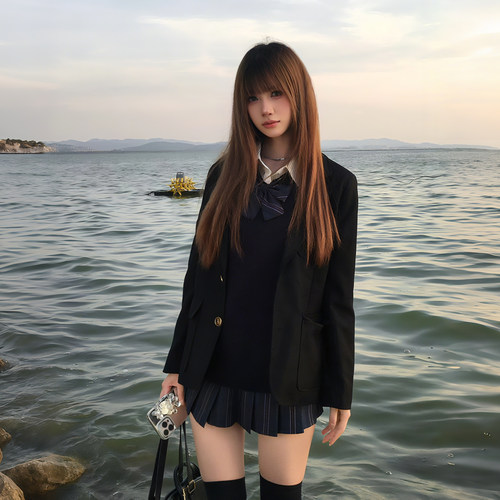 妙氏秋款西服大全套jk制服秋冬季