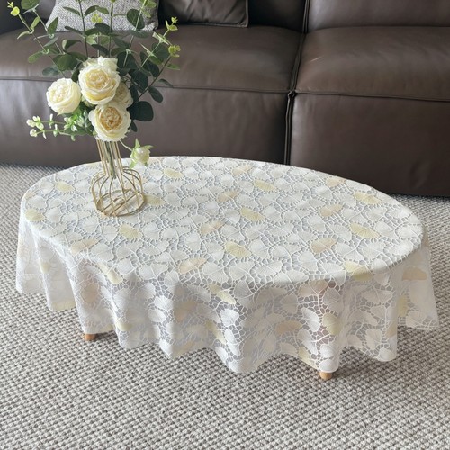 椭圆形防水防烫茶几垫塑料欧式