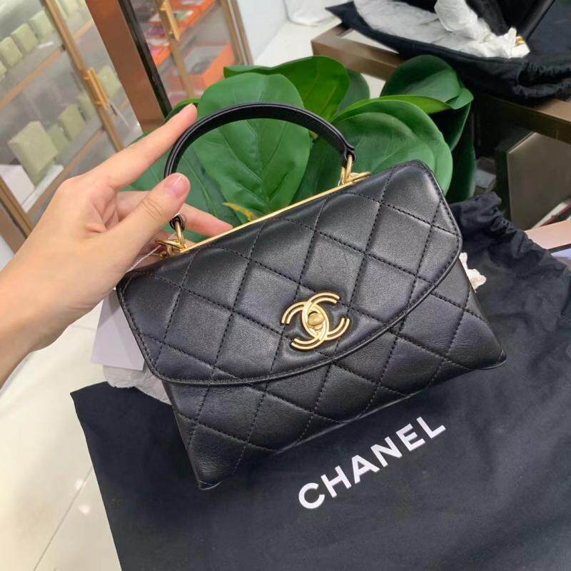 【未使用】二手正品黑金邮差包手提肩包28开奢侈品回收寄售