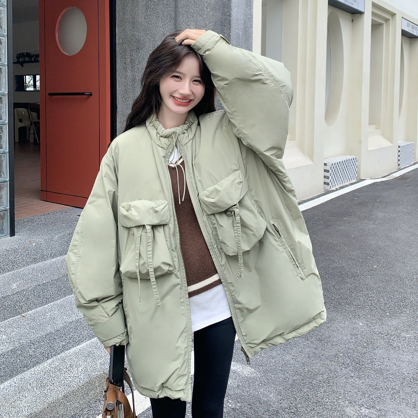 25冬现货加厚保暖羽绒2D152-528-P300K459,女装羽绒服,2D152
