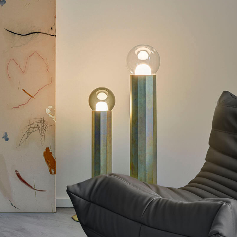 捷克Brokis落地灯Prisma软装摆件组合包豪斯卧室客厅金属装饰玻璃