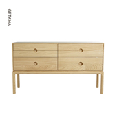 丹麦 Kai Getama 经典 绝版 大师设计 ENTRE 边柜镜子 Kristiansen