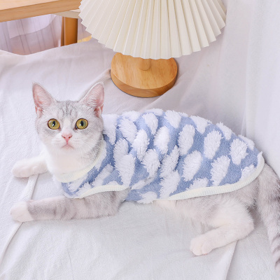 狗狗猫咪衣服幼犬秋冬保暖绒衣