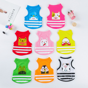 Dog clothes small dog Teddy Bichon Pomeranian spring and summer kittens puppies pets cute breathable thin vest