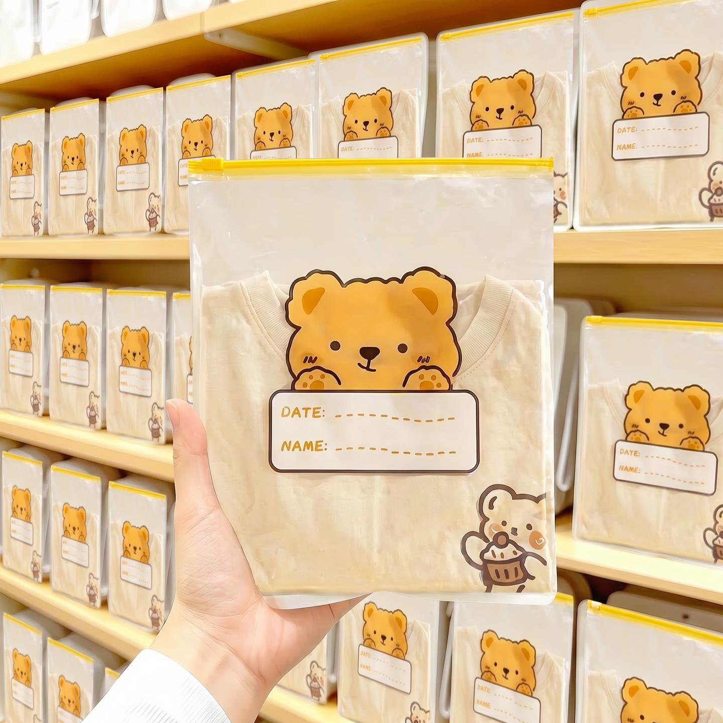 旅行收纳袋便携密封防水拉链袋塑料自封袋化妆品袜子衣物收纳袋