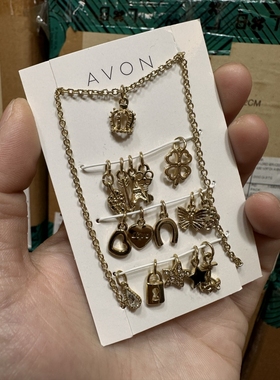 欧美品牌套装多种吊坠元素项链女