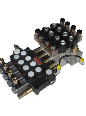 DCV40-4联电控制两用多路阀（1-8联）