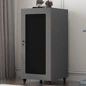 捷盛影音柜舞台KTV视听功放机柜音箱航空机架音响移动音响地柜子