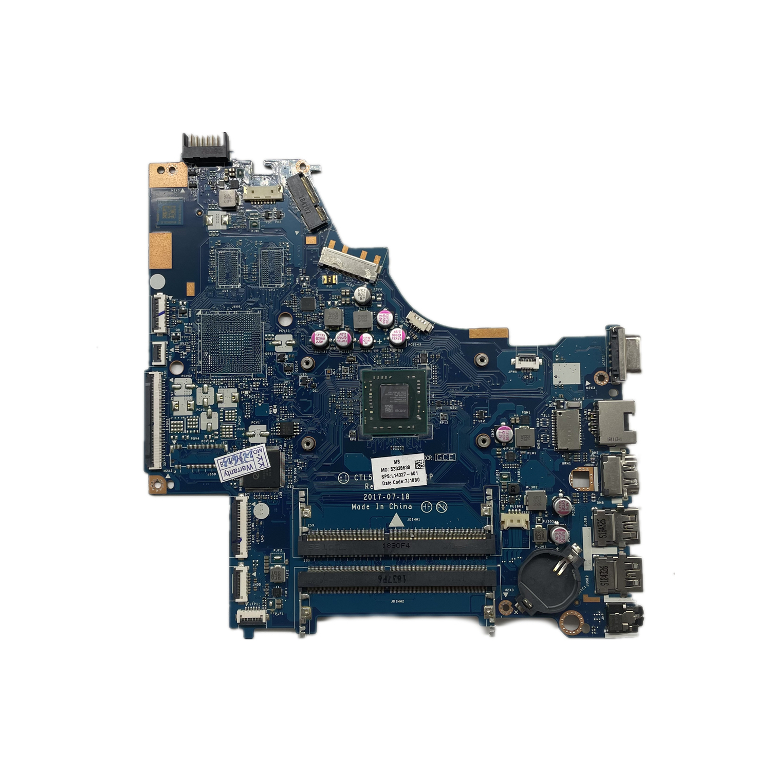 适用于 惠普 15-bw LA-E841P 笔记本主板 amd cpu