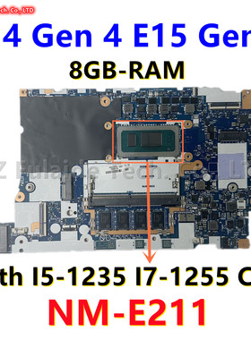 ThinkPad联想E14 Gen4 E15 Gen 4 主板 NM-E211 12代i7 12代i5