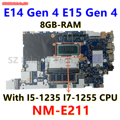 ThinkPad联想E14 Gen4 E15 Gen 4 主板 NM-E211 12代i7 12代i5